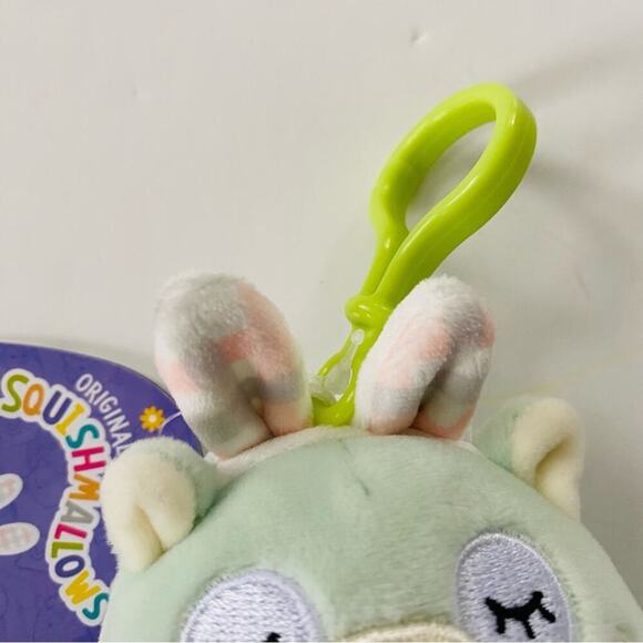 Squishmallows | Miley the Cow Easter Bunny Ears Clip NWT - Picture 4 of 6
